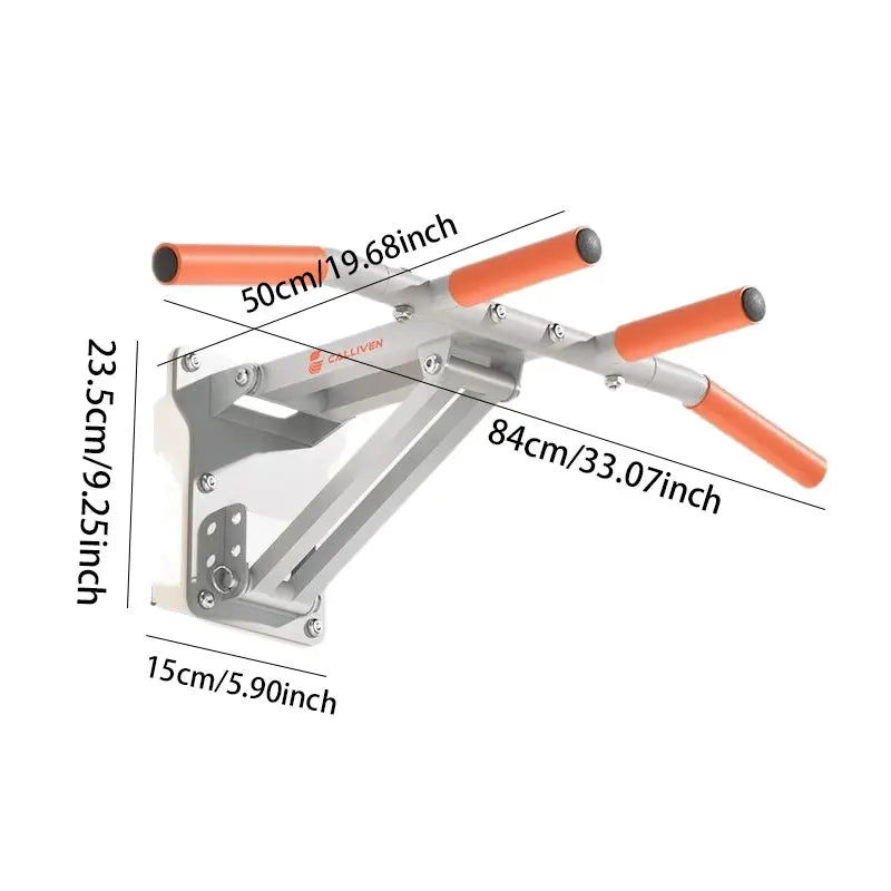 Pull Up Equipment, Home Indoor Horizontal Bar, Perforated Wall, Fixed Wall, Single and Double Bar, Sandbag Holder, Fitness Equip